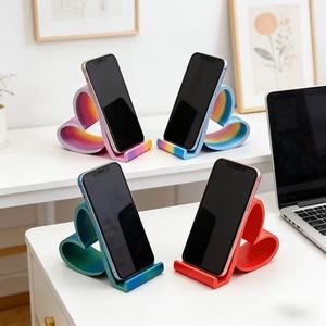 Heart Shaped Phone Stand Flexible Desktop Holder For Home Decoration Valentine Gift - Product Image 3