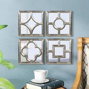 Espejo Decorativo Retro de Estilo Europeo de 40x40cm, Combinación para Porche, Pasillo, Restaurante, Decoración de Pared, Envío Directo DDP - Product Image 1