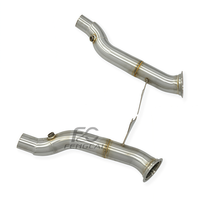 Tuyau d'échappement droit SS304 pour Ferrari 458 Speciale 458SC 4.5L 2014-2016, améliore la puissance du moteur