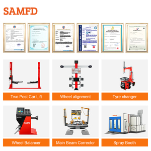Attrezzatura per Officina Auto SAMFD, Sollevatore a 4 Colonne con Allineamento Ruote 3D e Martinetti Rotanti - Product Image 5