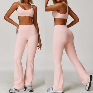 Bộ đồ tập Yoga 5 món thiết kế ôm dáng, chất liệu nhanh khô, thích hợp cho tập luyện thể dục, chạy bộ và các môn thể thao ngoài trời - Product Image 5