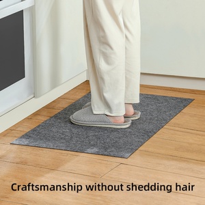 Kitchen Floor <b>Mat</b> <b>Bathroom</b> Square Toilet Entry Doormat <b>Set</b> Kitchen <b>Mats</b> Rugs Imitation Fabric Felt - Product Image 6