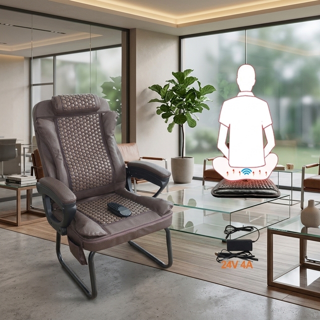 Electric Therapeutic Foldable Full Body Thermal Massage Bed Vibrating and Heating Massage Chair I Rest Luxury Korea Masaje 4d 3d