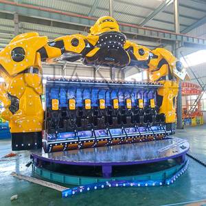 Manèges à bas prix pour fabricants, attractions de fête <span class=keywords><strong>foraine</strong></span>, jeux rotatifs d'extérieur, manèges Robocop en fibre de verre pour parcs d'attractions - Product Image 2