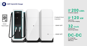 Nouvelle station de recharge rapide pour véhicules électriques <span class=keywords><strong>SICON</strong></span> 80kW 160kW 240kW 360kW 480kW à double borne avec écran publicitaire de 43 pouces - Product Image 3