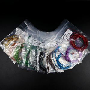 Matériel de montage de mouches <span class=keywords><strong>Micro</strong></span> Tubbing pour nervures de moucherons, corps de streamer nymphes, fil UV Pearl Flasher - Product Image 2