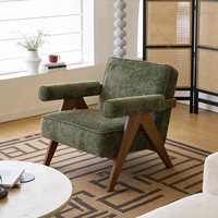 Promotion Exceptionnelle : Fauteuil Lounge Individuel Style Médiéval – Chaise de Loisirs Rétro Designer pour Salon et Maison