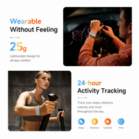 Pulsera Inteligente sin Pantalla OEM, Termómetro de Presión, Seguimiento Multideportivo, Reloj de Salud con IA, Monitor de Actividad Física, Monitor de Sueño, Resistente al Agua