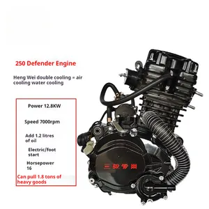 오토바이 엔진 [강소 특정 고규격 기계] 한웨이 250 액냉식 트라이크 엔진 zongshen 엔진