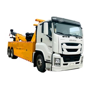 Listo para Enviar: Camión Grúa ISUZU FTR 6x4 de 30 Toneladas con Pluma Integrada y Elevador de Ruedas - Precio Directo de Fábrica - Product Image 1