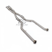 Tubo de escape intermedio OEM de alto rendimiento para BMW M5 G90 4.4T S68 Motor 2025+ de acero inoxidable, sistema de escape catback con mejora acústica