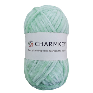 Fil à crocheter pour sac à main, couverture, fil acrylique velours chenille 6 mm, fil épais, fil chenille jumbo, fil chenille épais - Product Image 2