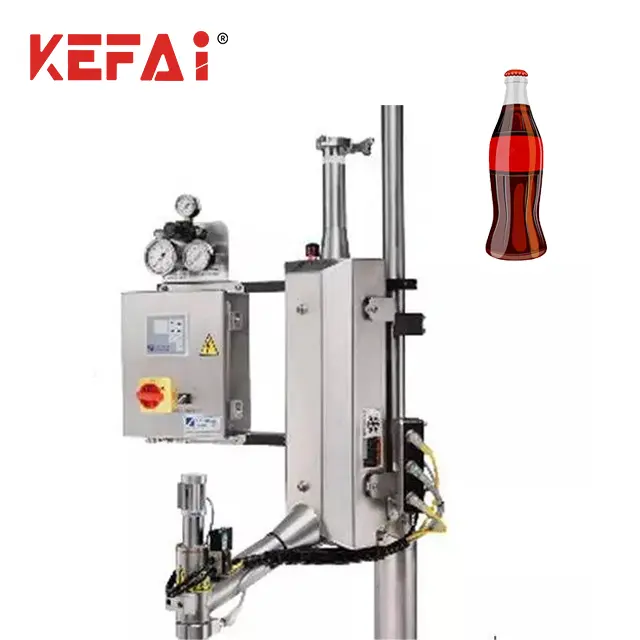 KEFAI เครื่องเติมไนโตรเจนเหลวอัตโนมัติสำหรับขวดน้ำโซดาเครื่องดื่มอัดลมไอศครีมกระป๋อง