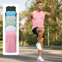 Canotta da Corsa Senza Maniche di Alta Qualità con Logo Personalizzato, Abbigliamento Sportivo per Maratona e Palestra, Servizio OEM ODM, Design Personalizzato