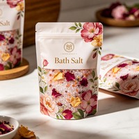 Sachet Doypack Numérique Personnalisé pour Sel de Bain 200g 500g, Emballage Résistant à l'Humidité pour Soins Corporels Spa et Stockage de Sel de Cristal