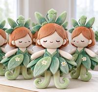 Poupée en peluche personnalisée, jouet en peluche doux et mignon en forme de fée pour la décoration de la maison, cadeau promotionnel, OEM ODM, poupée en peluche personnalisée
