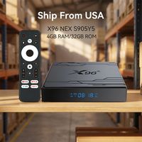 Reproductor Multimedia de TV, Decodificador Android TV Inalámbrico Wifi 8k 4k 1080p 6k 4g 32g 8g Dual Octa Core 1000mbps