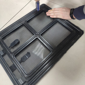 Pintu anjing besar harga rendah dapat mengontrol arah Semi otomatis pintu untuk penggantian hewan peliharaan anjing kucing jendela layar - Product Image 5