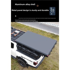 Tente de toit triangulaire en alliage d'aluminium à prix d'usine, tente de <span class=keywords><strong>camping</strong></span> rigide hydraulique automatique pour SUV, pick-up, atelier - Product Image 4