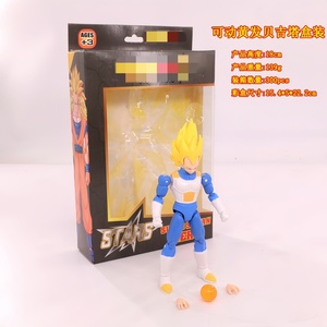 Figurine <span class=keywords><strong>Anime</strong></span> <span class=keywords><strong>Super</strong></span> Saiyan Goku Vegeta en PVC avec mains interchangeables, pose de combat, cadeau pour collectionneurs - Product Image 3
