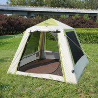 Vente en gros d'usine 4 ㎡   Tente gonflable de porche pour 1 à 3 personnes, résistante au vent, imperméable, protection UV, tente gonflable en Oxford pour le camping