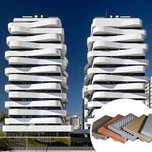 Murs-rideaux en aluminium modernes anodisés anti-corrosion pour l'extérieur des bâtiments - Product Image 6