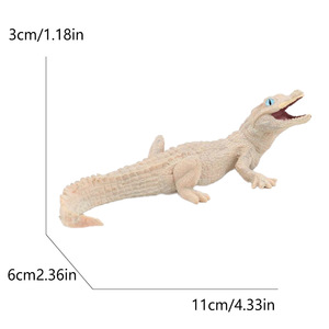 Modelos de Animales Marinos de Plástico para Simulación Transfronteriza: Adornos de Ballena <span class=keywords><strong>Beluga</strong></span>, Cocodrilo, Calamar, Langosta, Tiburón, Cangrejo Peludo y Cangrejo de Maternidad de Deng - Product Image 4