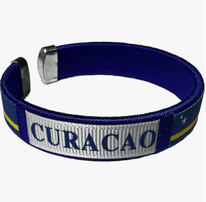 Curacao-Fans Vorheiz-Feier Dekoration Auto-Flagge Gesichtsbedruckter Schal Stift mit Curacao-Flagge - Product Image 3