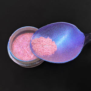 Grossiste 12 Couleurs Super Shift Caméléon Mica Poudre pour Voiture Peinture <span class=keywords><strong>Holographique</strong></span> Cuir Tissu Encre <span class=keywords><strong>Aquarelle</strong></span> - Product Image 5