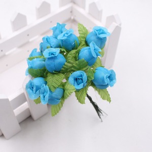Roses artificielles en soie bon marché pour la décoration de mariage, fleurs en bouquet pour la décoration de bricolage, fête des mères et Noël - Product Image 1