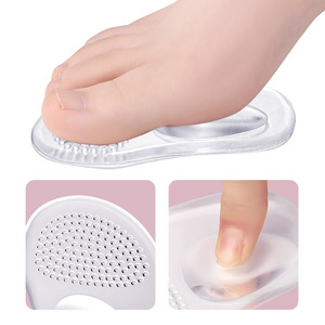 Coussin d'arche en <span class=keywords><strong>silicone</strong></span> F0288, coussin épais en gel pour la demi-pointe des pieds, protège-chaussures antidérapant pour femmes, coussin de massage en gel pour les pieds - Product Image 3