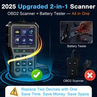 Escáner OBD2, Comprobador de Batería YM519, Herramienta de Diagnóstico, Lector de Códigos de Error del Motor, Emisiones, Plug and Play, Multilingüe, Android, IOS, para Todos los Coches