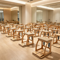 Chaise Wunda professionnelle en bois d'érable Liva avec pédale réglable pour studio de Pilates - Durable et aux bienfaits pour la santé