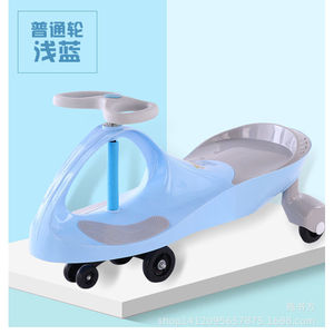 Pink Plastic Toddler Ride On Car With Steering Wheel For 1-6 Years Old Kids Push Pull Toy Walker Cartoon Shape - Product Image 3