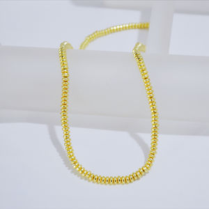 ลูกปัดเฮมาไทต์คุณภาพสูงสำหรับทำเครื่องประดับ สร้อยคอ และกำไล  สำหรับงาน DIY  หินหลวมสำหรับทำเครื่องประดับ - Product Image 4