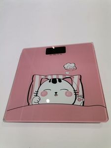 Balance personnelle 26x26cm avec écran LCD, verre trempé, impression sérigraphique personnalisable, prise en charge OEM ODM, précision 0,1g - Product Image 2