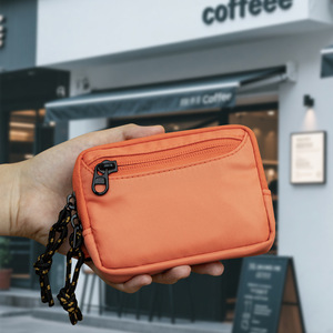 Minimalist Waterproof Fashion Nylon <b>Mini</b> Wallet Large Capacity Coin Purse Multi-Card Slot Portable Zipper Pocket <b>Pouch</b> Wholesale - Product Image 1