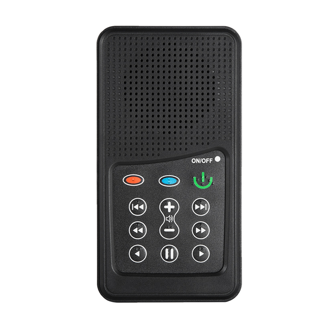 Xpod V-262 Digital MP3 Player Bible Learning Audio E-Book Louder Speaker Solar Panel Plastic ABS 20 Hours Battery Life 1 Year
