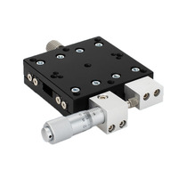 100x100mm Precision Manual Motion Linear Stage Thinner X Axis Translation stages Platform other optics instruments WM wanming