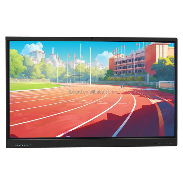 Smart 4K Multi-Touch Interactive Whiteboard 65/75/86/98/110 Inch with Built-in OPS for Education and Conference
