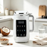 Licuadora y Exprimidor 10 en 1 de 2.5 Litros con Función de Autolimpieza, Enchufe Estadounidense, y Máquina para Leche de Frutas 8 en 1 con Filtro