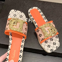 Sandales compensées pour femmes 2026 – Chaussures décontractées d'extérieur à semelle EVA, bout rond, pour les vacances d'été – Vente en gros OEM