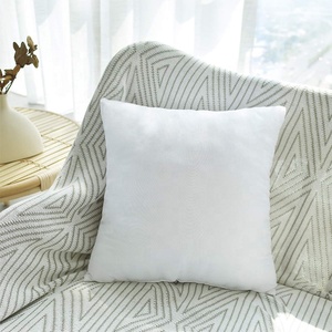 Comfortable White Square Cushion Throw <strong>Pillows</strong> 45*45 for Home Textile Hotel Home Wholesale 100% Cotton <strong>Pillow</strong> - Product Image 3