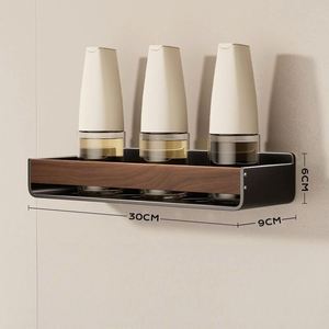 Wall Mounted Rust Resistant Modern Metal Bathroom & Kitchen Storage <b>Rack</b> and Holder - Product Image 6