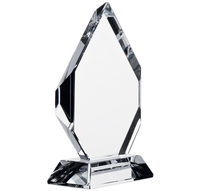 Vente en gros de trophées en cristal clair K9 Logo personnalisé Verre imprimé au laser UV Décoration Souvenirs Cadeaux sur le thème de l'amour