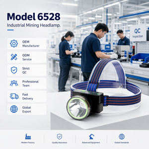 Linterna frontal LED WOSEN súper potente con 30 horas de duración de batería, atenuación gradual, para minería, construcción, inspección, IP65. - Product Image 6