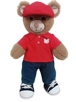 Camiseta y Pantalones Vaqueros de Algodón Personalizados para Juguetes de Peluche Build-a-Bear, Certificados ISO9001/ASTM F963/EN71, Edades 0-24 Meses 5-7