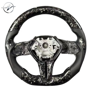 Volant de direction en cuir lisse en <span class=keywords><strong>fibre</strong></span> de carbone de qualité supérieure pour Infiniti Q60 QX55 Q50 QX60 2017-2024 Marque YZ - Product Image 1