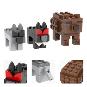 MOC1662 the Ram the Owl animales hostiles mamut entidades secretas personajes del juego ensamblar bloques de construcción juguetes para niños - Product Image 4