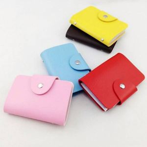 Cartera de Cuero Sintético para 24 Tarjetas de Crédito a Precio Económico - Product Image 1
